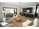 Modern living room features open floor plan at 3606 River Grove Dr, Tampa, FL 33610