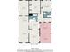 Floor plan of the house showing all rooms, dimensions, and total area at 3844 Kim Dr, Wesley Chapel, FL 33543