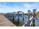 Private boat dock with lifts, perfect for boat enthusiasts at 4516 Seagull Dr # 805, New Port Richey, FL 34652