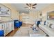 Open-concept living space with tasteful decor, a cozy seating area, and hardwood flooring at 4516 Seagull Dr # 805, New Port Richey, FL 34652
