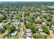 Wide aerial view of the neighborhood, highlighting the property's location and surroundings at 4629 26Th S Ave, St Petersburg, FL 33711