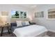 Relaxing bedroom with a comfortable bed, neutral colors, and large windows at 4629 26Th S Ave, St Petersburg, FL 33711