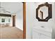 Small bathroom with vanity and mirror at 6288 Airmont Dr, Spring Hill, FL 34606