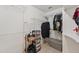 Walk-in closet with built-in shelving and ample storage space at 714 Charlotte Ave, Tarpon Springs, FL 34689