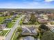 Aerial view of a residential neighborhood with houses and landscaping at 14101 Andrew Scott Rd, Spring Hill, FL 34609