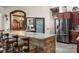 Island kitchen with granite countertops and stainless steel appliances at 14101 Andrew Scott Rd, Spring Hill, FL 34609