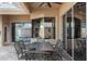 Outdoor patio with seating area and view of the pool at 14101 Andrew Scott Rd, Spring Hill, FL 34609