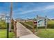 Wooden boardwalk path to waterfront at 4516 Seagull Dr # 413, New Port Richey, FL 34652