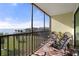 Relaxing balcony with water views and seating at 4550 Bay Blvd # 1237, Port Richey, FL 34668
