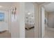 Hallway view of bedroom and bathroom at 4550 Bay Blvd # 1237, Port Richey, FL 34668