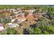 Aerial view showing house, detached garage, and large backyard at 5085 Bone Ln, Brooksville, FL 34604