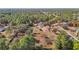 Aerial view of property, highlighting home and large lot at 5085 Bone Ln, Brooksville, FL 34604