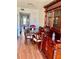 Dining room with a large, ornate wood table and hutch at 5945 21St N St # 2, St Petersburg, FL 33714