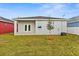 Newly built home with covered patio and grassy backyard at 8290 40Th N St, Pinellas Park, FL 33781