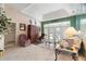 Relaxing living room with access to the pool area at 8540 Caitlin Ct, Hudson, FL 34667
