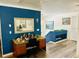 Landing area with a desk and decorative items at 15806 Adobe Dr, Hudson, FL 34667