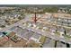 Aerial view of house and neighborhood at 3337 Autumn Amber Dr, Spring Hill, FL 34609