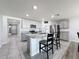 Modern kitchen with stainless steel appliances and granite countertops at 3337 Autumn Amber Dr, Spring Hill, FL 34609