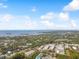 Wide aerial view of waterfront and residential areas at 455 Alt 19 S # 163, Palm Harbor, FL 34683