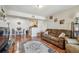 Bright living room with hardwood floors and comfy seating at 455 Alt 19 S # 163, Palm Harbor, FL 34683