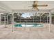 Relaxing screened pool with patio at 8474 Day St, Spring Hill, FL 34606