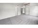 Bright bedroom featuring ceiling fan and carpet at 14157 Leybourne Way, Spring Hill, FL 34609