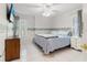 Bright bedroom with a queen-size bed and window at 3207 Hibiscus Dr, Hernando Beach, FL 34607