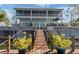 Charming wooden walkway leads to a private dock at 3207 Hibiscus Dr, Hernando Beach, FL 34607