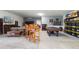 Game room with pool table and comfortable seating area at 3207 Hibiscus Dr, Hernando Beach, FL 34607