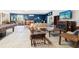 Relaxing game room with pool table and seating area at 3207 Hibiscus Dr, Hernando Beach, FL 34607