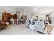 Open floor plan boasting a spacious kitchen and living area, ideal for entertaining at 3207 Hibiscus Dr, Hernando Beach, FL 34607