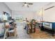 Bright workshop with large windows and workspace at 3207 Hibiscus Dr, Hernando Beach, FL 34607
