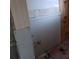 Bathroom walls are prepped with new drywall, ready for finishing touches to create a fresh and modern space at 4829 Onyx Ln # 102, New Port Richey, FL 34652