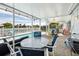 Enjoy relaxing views from the covered patio at 5102 Blue Heron Dr, New Port Richey, FL 34652