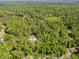 Sprawling greenery surrounds the property in this high-angle shot, showing its vast, private, and wooded acreage at 6051 Valley Spring Dr, Brooksville, FL 34601