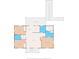 Floor plan showcasing bedrooms, baths, living room, dining area, kitchen, screened porch, and walk-in closet at 6051 Valley Spring Dr, Brooksville, FL 34601