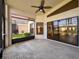 Outdoor lanai provides an inviting transition to the backyard at 9519 Green Needle Dr, New Port Richey, FL 34655