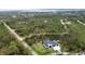 Stunning aerial shot of home nestled amid a lush green landscape, highlighting the peaceful and private location at 12149 Chapman Ave, Port Charlotte, FL 33953