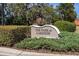 The Park at Lakeside entrance sign surrounded by manicured landscaping at 13822 Bee Tree Ct, Hudson, FL 34669