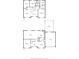 Detailed floor plan showcasing the layout of the home's two floors at 4332 Lamson Ave, Spring Hill, FL 34608