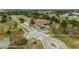 Overhead view of the community center and surrounding area, complete with a playground at 14215 Presteign Ln, Spring Hill, FL 34609