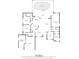 Detailed floor plan showcasing the layout of a house, including rooms, dimensions, and key features at 14215 Presteign Ln, Spring Hill, FL 34609