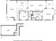 Detailed floor plan showing the layout of the home, including room dimensions and relationships at 1203 Clays Trl # 406, Oldsmar, FL 34677