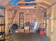 Organized interior of the storage shed, perfect for tools and equipment at 26369 Bertram Rd, Brooksville, FL 34602