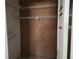 Interior closet with wire shelving and textured wallpaper at 12501 Shadow Ridge Blvd, Hudson, FL 34669