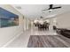 Spacious living room with open floor plan offers lots of natural light at 194 Argyll Dr, Spring Hill, FL 34609
