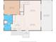 Layout of a home showcasing the relationship between the Kitchen, Living Room, Bedrooms, Bathroom, and Laundry room at 3308 Oleander Dr, Hernando Beach, FL 34607