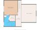 Floor plan of a home showcasing the relationship between the Primary Bedroom, Bathroom, Walk in Closet, and the Hall at 3308 Oleander Dr, Hernando Beach, FL 34607