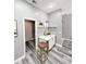 Stylish bar area complete with seating, storage, decor and modern finishes perfect for entertaining at 4218 San Rafael Ave, New Port Richey, FL 34655