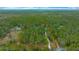 Aerial view showing the boundary of the property and surrounding forest at 16325 Hibiscus Rd, Brooksville, FL 34601
